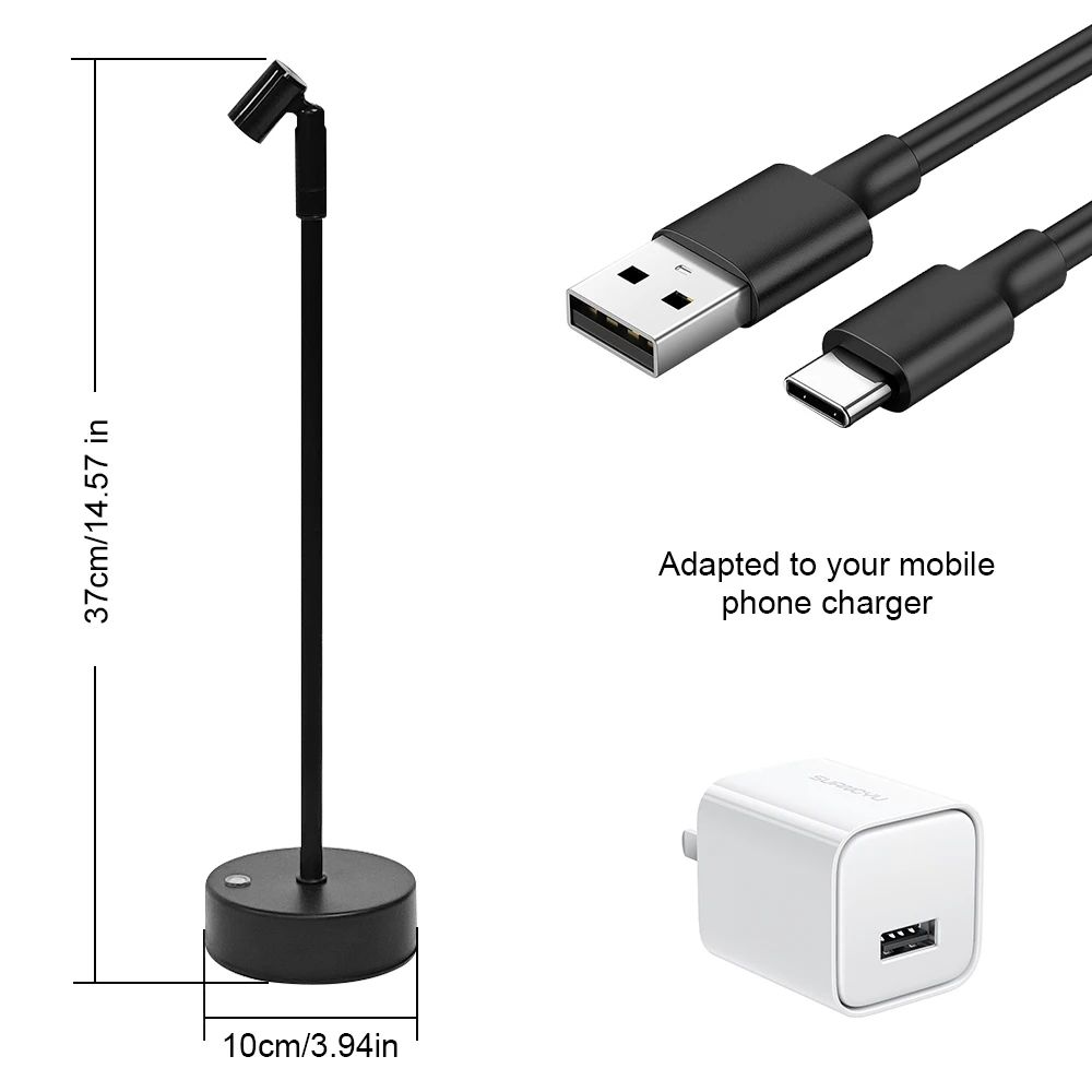 Minimalist Touch Dimming LED Atmosphere Lamp 4