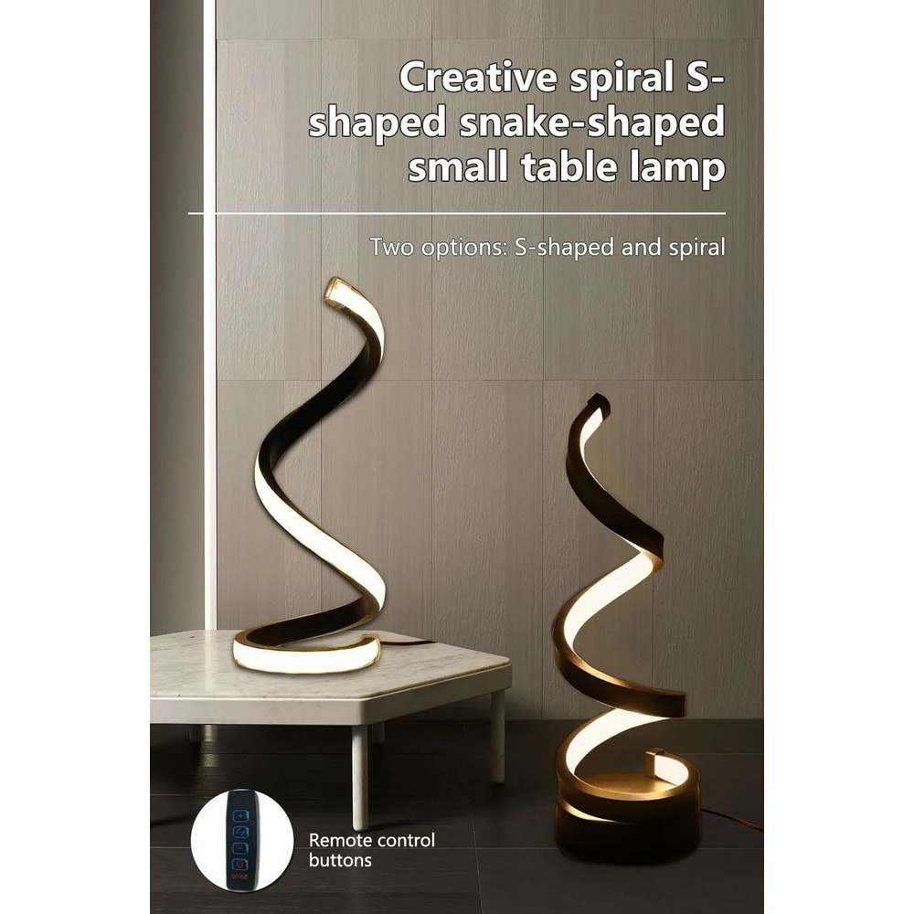 Modern Spiral Dimmable LED Table Lamp 5