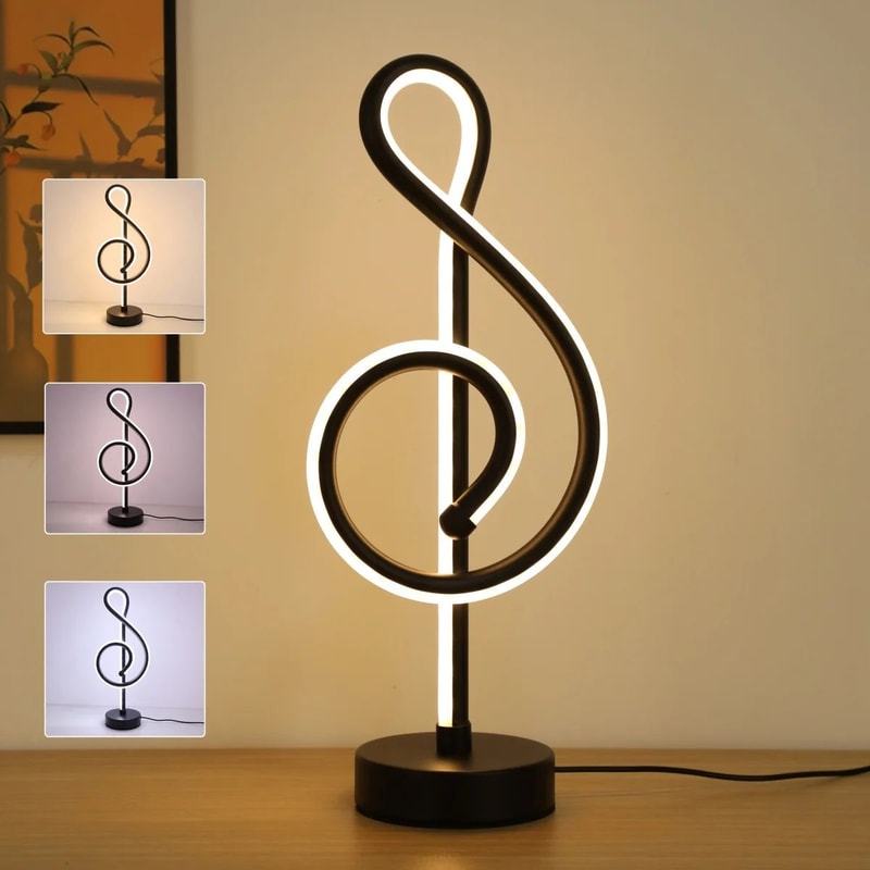 Musical Note LED Dimmable Table Lamp 1