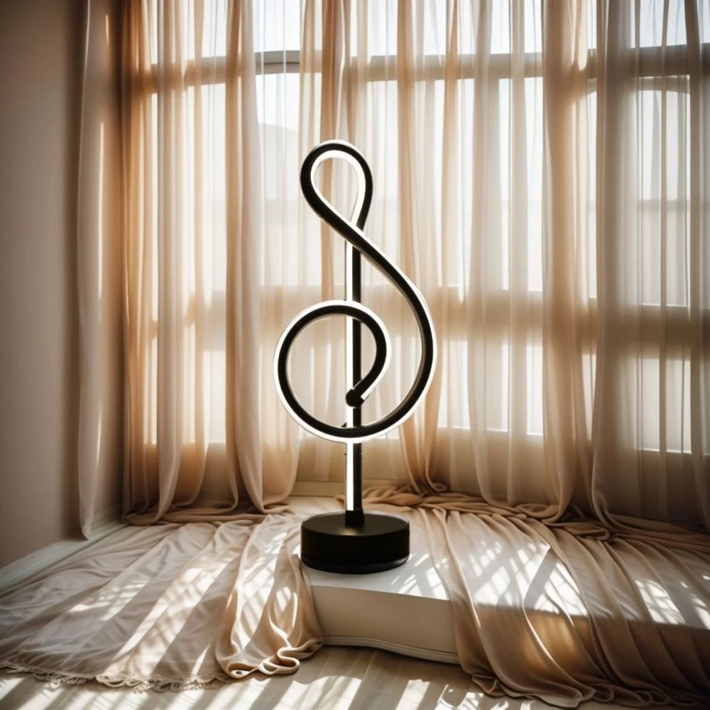 Musical Note LED Dimmable Table Lamp 7