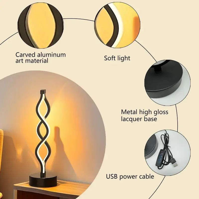 Adjustable Color Changing USB LED Table Lamp 3