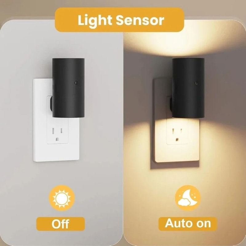 Dimmable LED PlugIn Night Light With Sensor 2