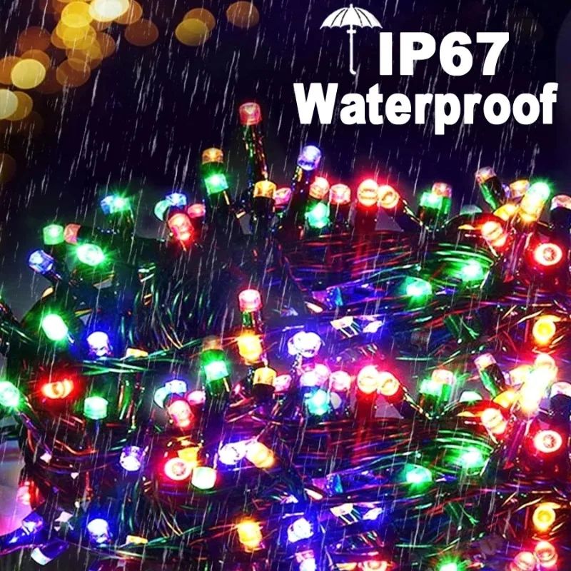 Outdoor Solar Waterproof Fairy String Lights 4