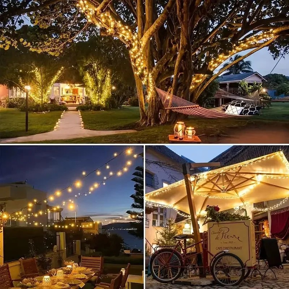 Outdoor Solar Waterproof Fairy String Lights 6