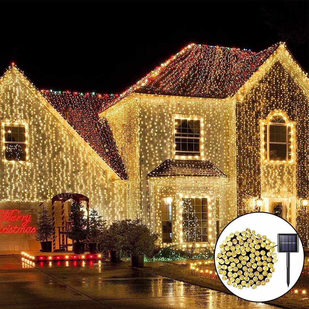 Outdoor Solar Waterproof Fairy String Lights 12