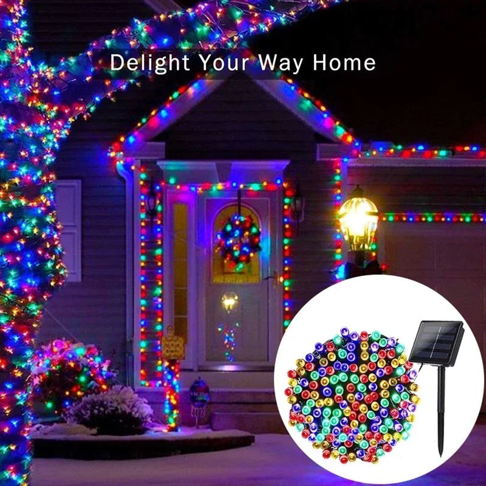 Outdoor Solar Waterproof Fairy String Lights 13