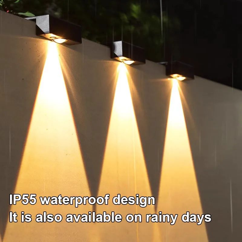 Ultra Bright Solar LED Outdoor Wall Lamp 1