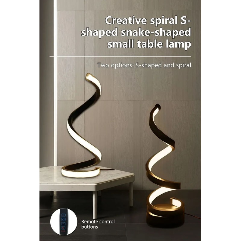 Modern Spiral LED Dimmable Night Lamp 6