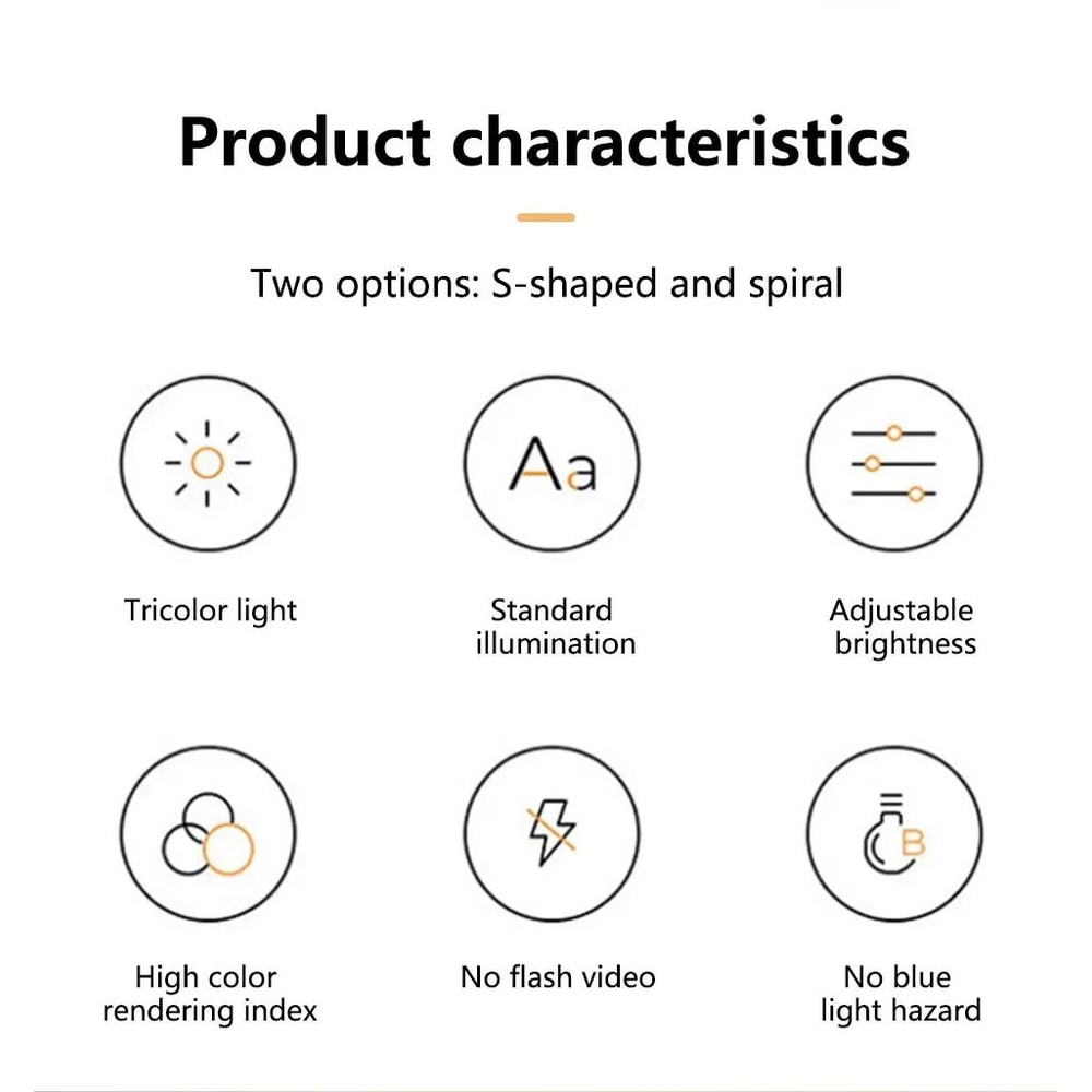 Modern Spiral LED Dimmable Night Lamp 7