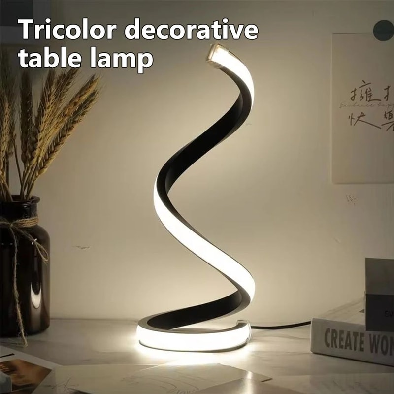 Modern Spiral LED Dimmable Night Lamp 9