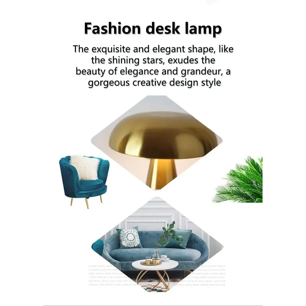 Rechargeable LED Mushroom Night Light Lamp 9