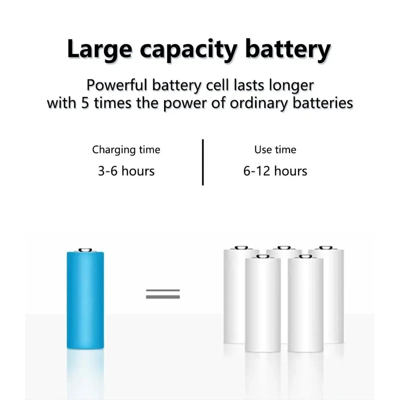 Rechargeable LED Mushroom Night Light Lamp 10