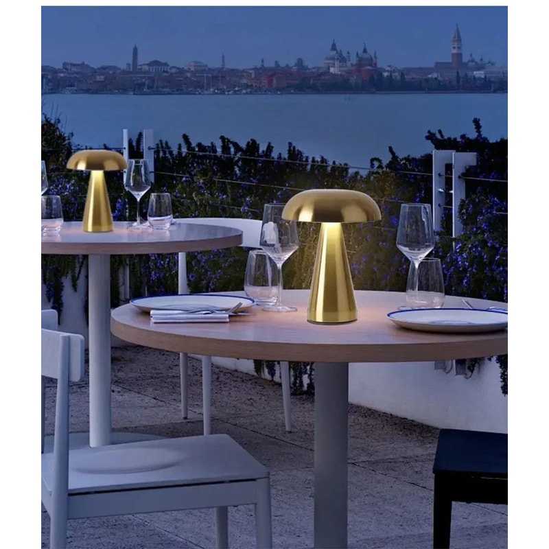 Rechargeable LED Mushroom Night Light Lamp 11