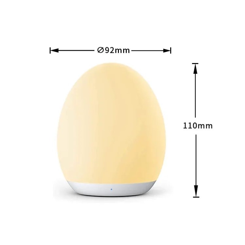 7Color RGB Rechargeable Touch Night Lamp 5
