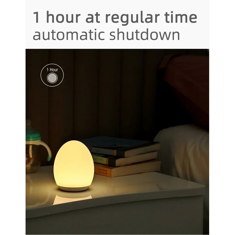 7Color RGB Rechargeable Touch Night Lamp 10