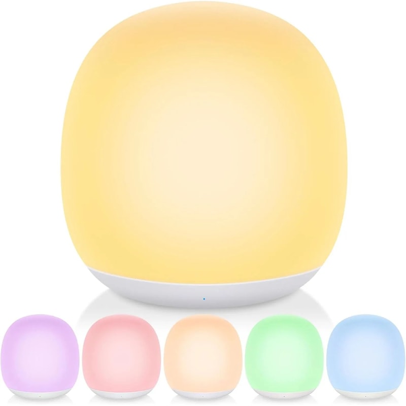 7Color RGB Rechargeable Touch Night Lamp 13