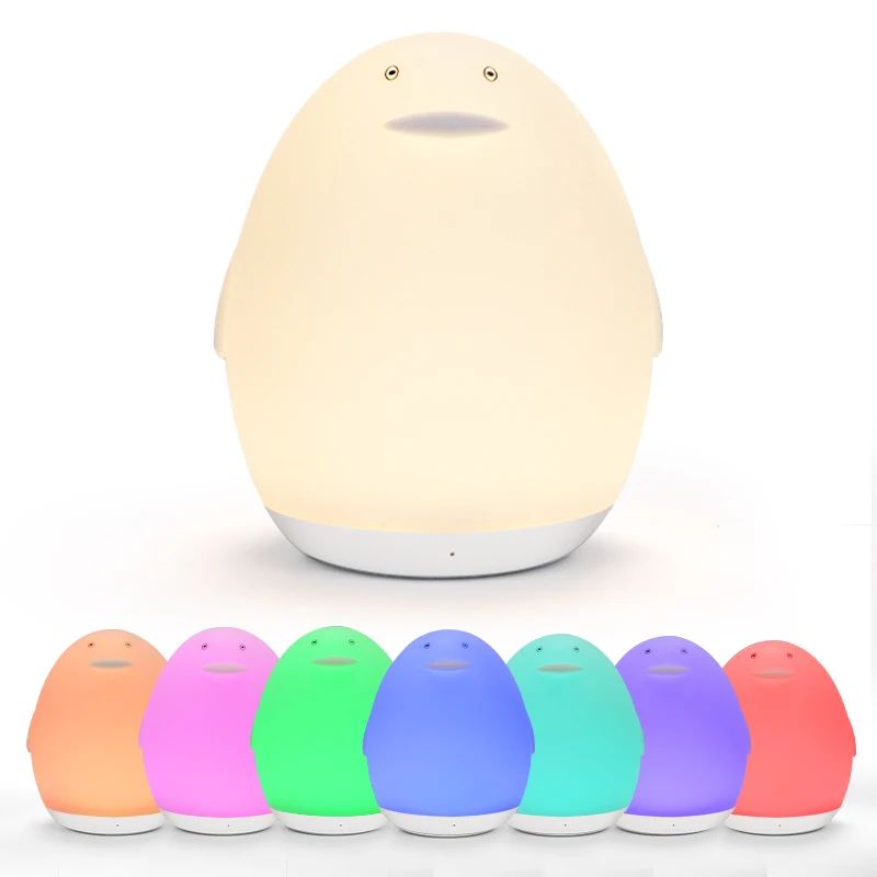 7Color RGB Rechargeable Touch Night Lamp 14