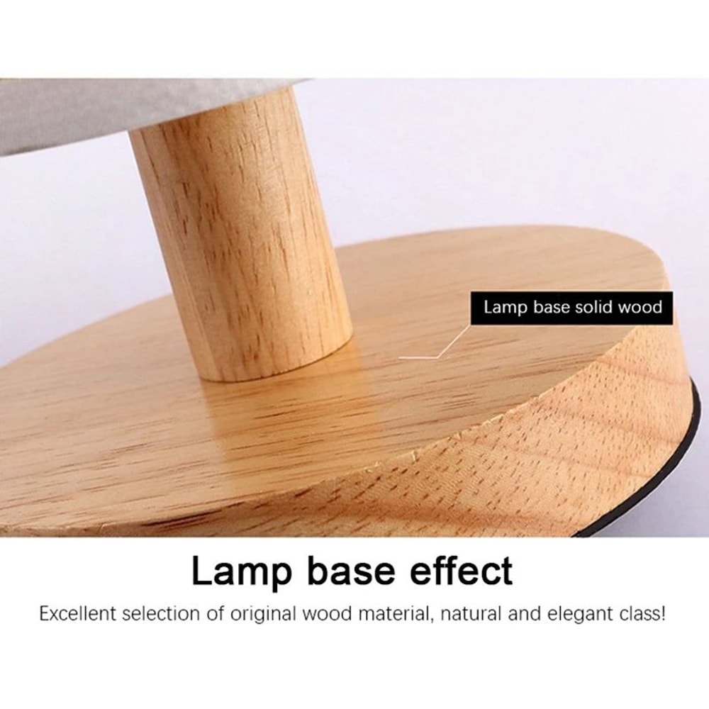 Chinese Style LED Table Lamp With Fabric Shade 6