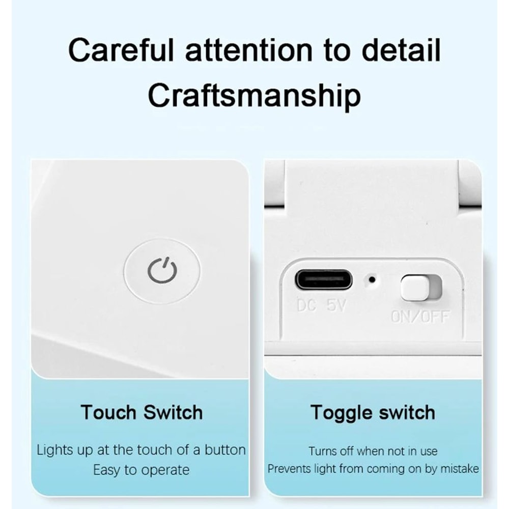 Rechargeable Folding LED EyeProtector Desk Lamp 8