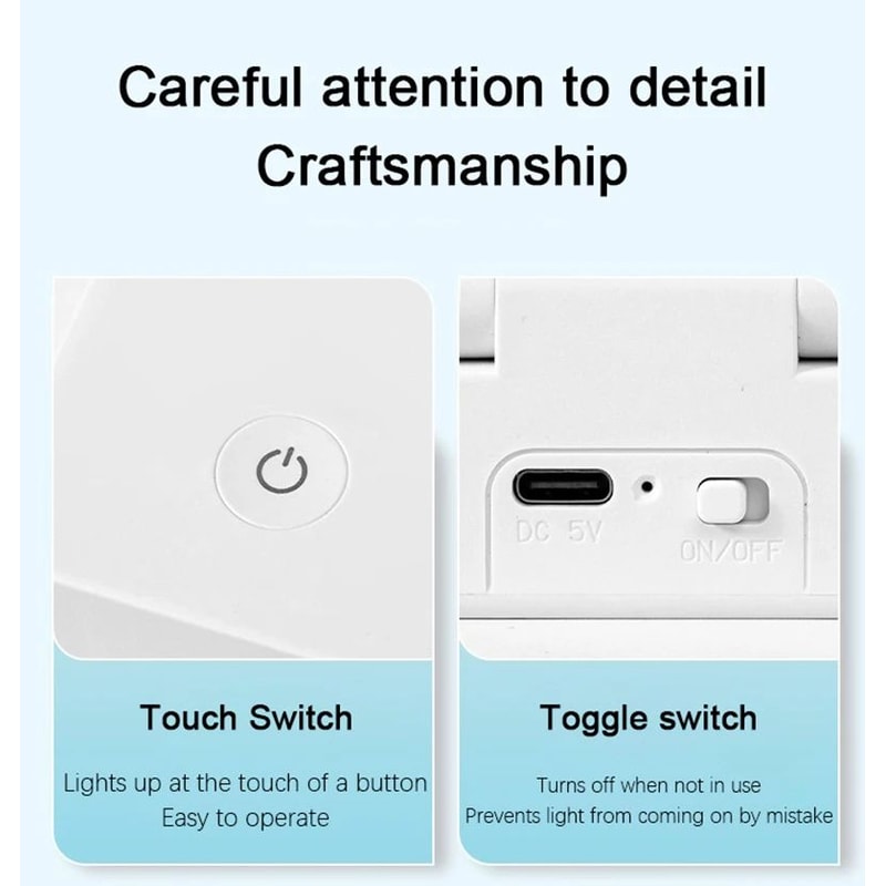 Rechargeable Folding LED EyeProtector Desk Lamp 8