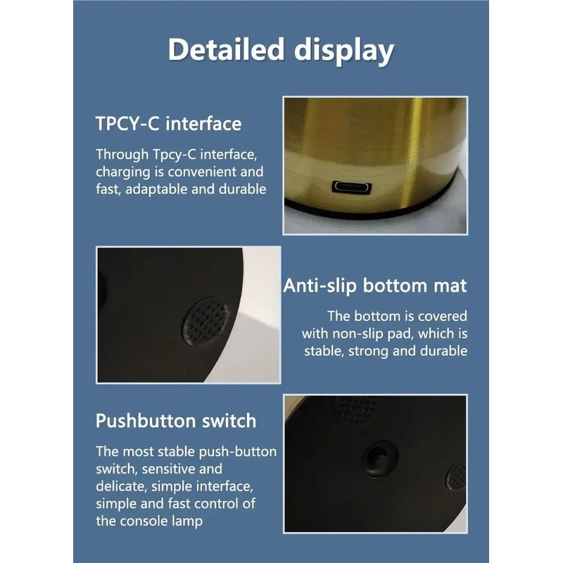 Classic Mushroom Iron Art Table Lamp 9