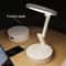 Rechargeable Foldable LED Desk Lamp With Clock 2