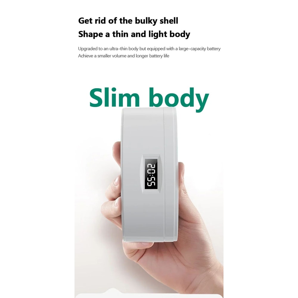 Rechargeable Foldable LED Desk Lamp With Clock 7