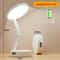 Rechargeable Foldable LED Desk Lamp With Clock 14
