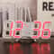 3D LED Digital Clock Wall Decoration 10