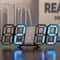 3D LED Digital Clock Wall Decoration 12