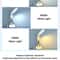 Rechargeable LED Desk Lamp With Fan And Clock Display 9