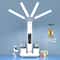 Rechargeable LED Desk Lamp With Fan And Clock Display 13
