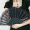 Victorian Lace Floral Folding Hand Fan 9