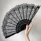 Victorian Lace Floral Folding Hand Fan 10