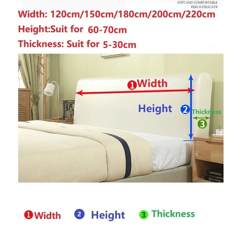 Luxury Velvet Quilted Headboard Cover 7