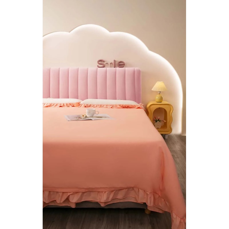 Luxury Velvet Quilted Headboard Cover 8