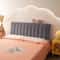 Luxury Velvet Quilted Headboard Cover 14
