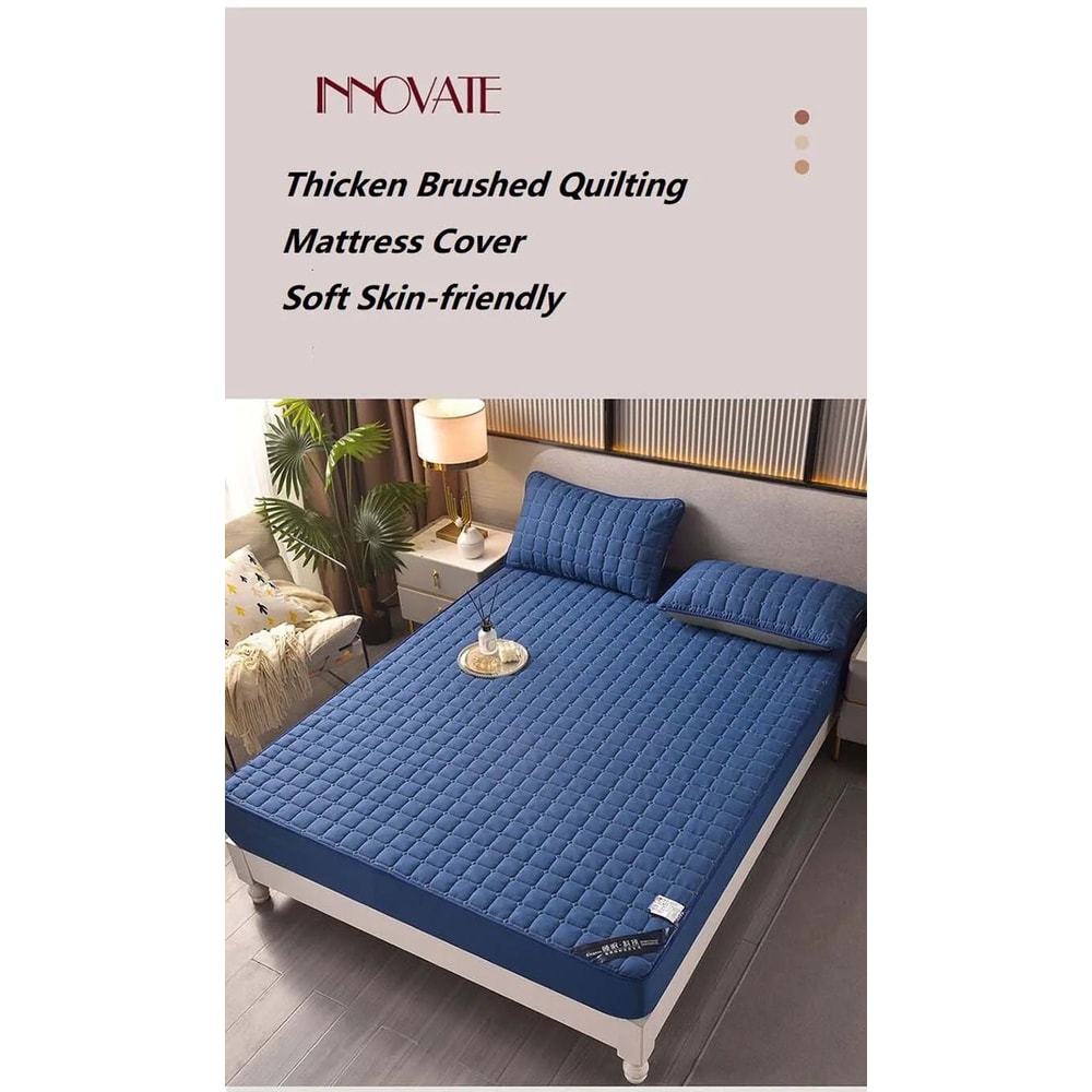 Soft SkinFriendly Quilted Mattress Protector Cover 1