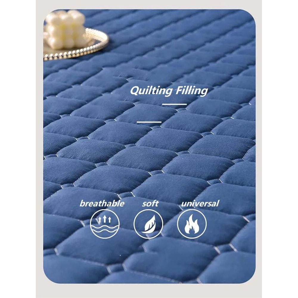 Soft SkinFriendly Quilted Mattress Protector Cover 2