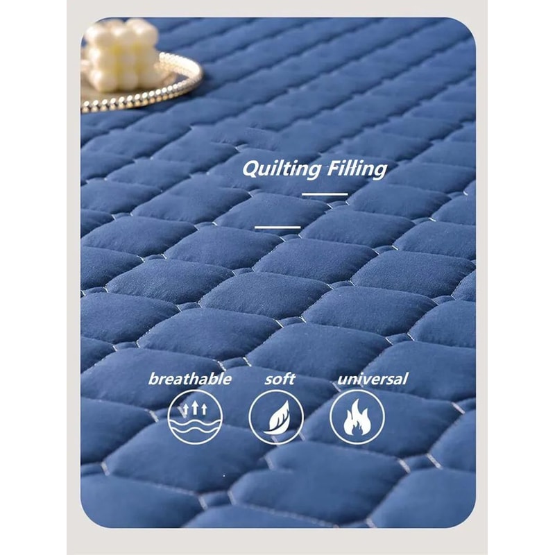 Soft SkinFriendly Quilted Mattress Protector Cover 2