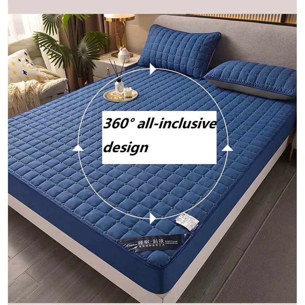 Soft SkinFriendly Quilted Mattress Protector Cover 6