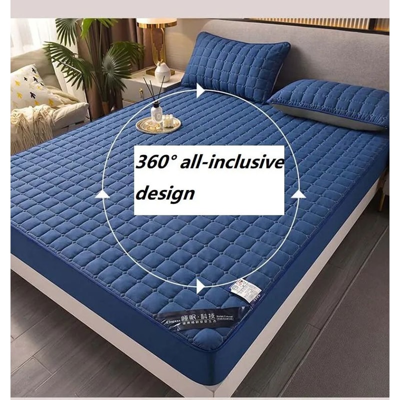 Soft SkinFriendly Quilted Mattress Protector Cover 6