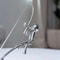 Polished Stainless Steel Fisherman Balancing Sculpture 3