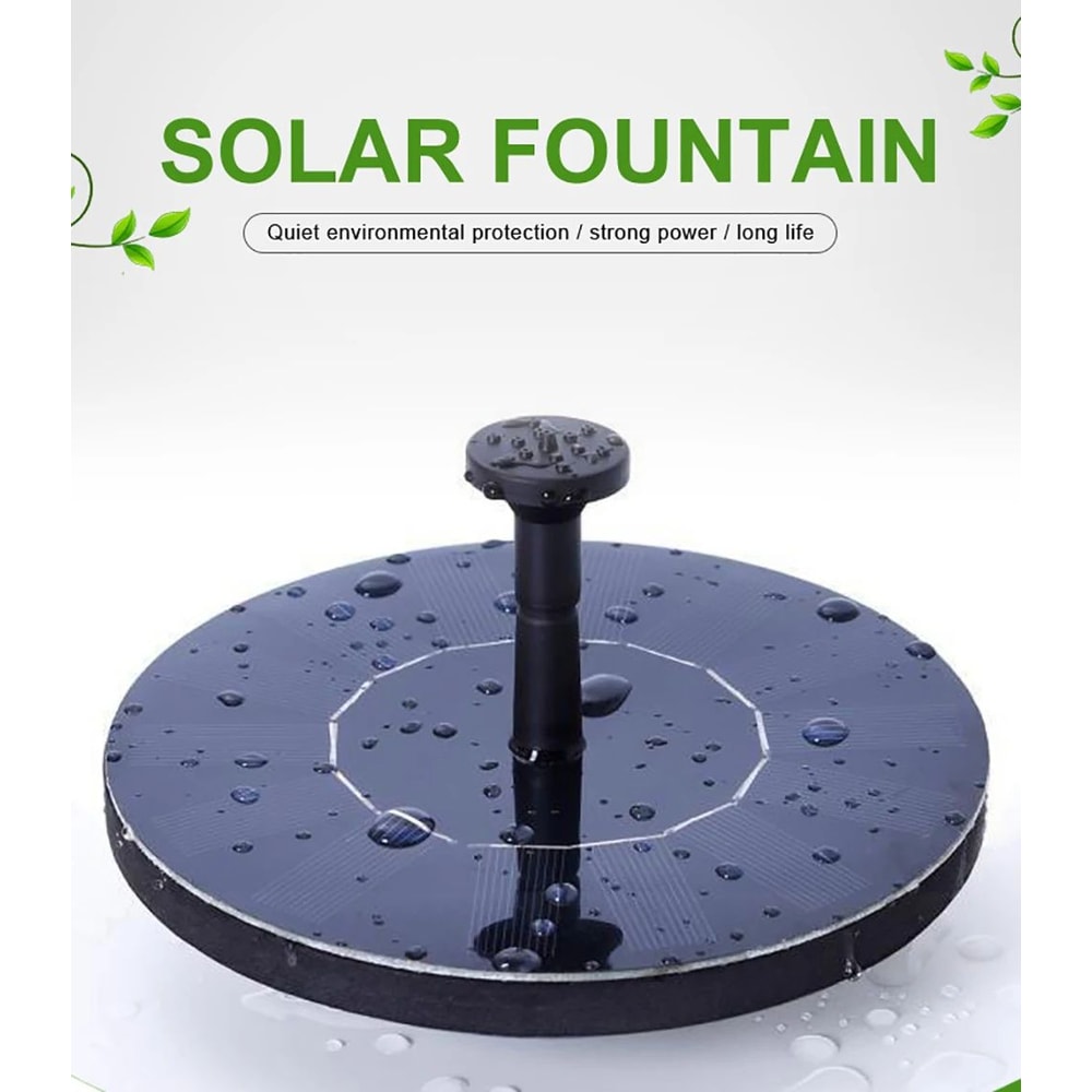 Solar Powered Mini Water Fountain For Garden 6