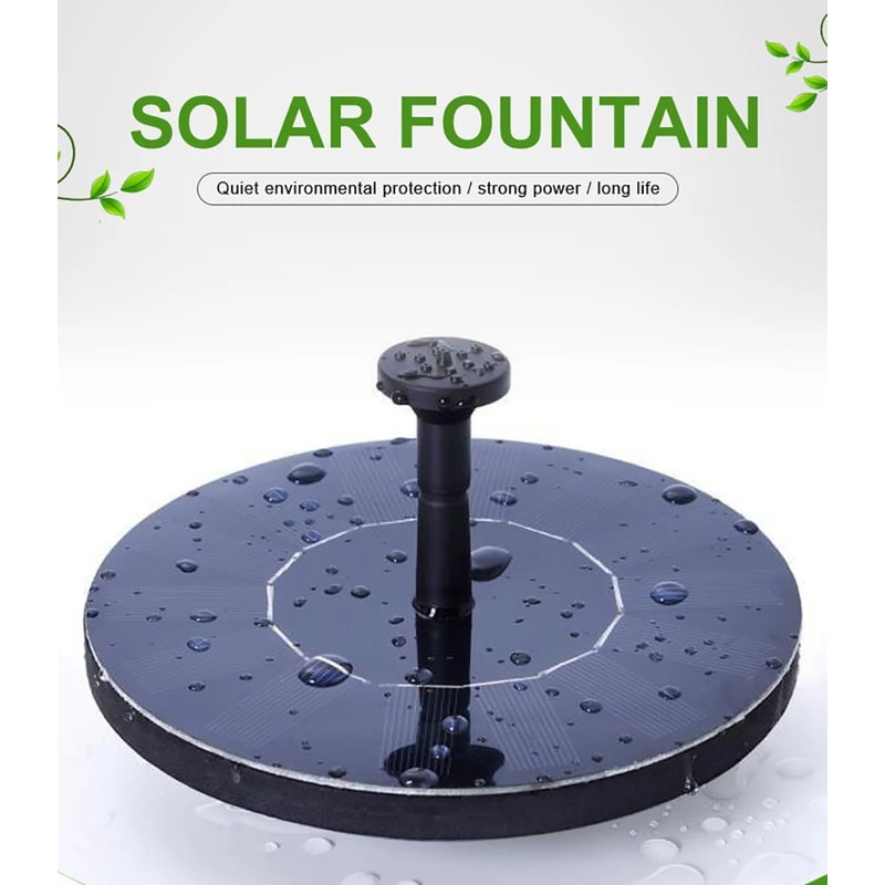 Solar Powered Mini Water Fountain For Garden 6