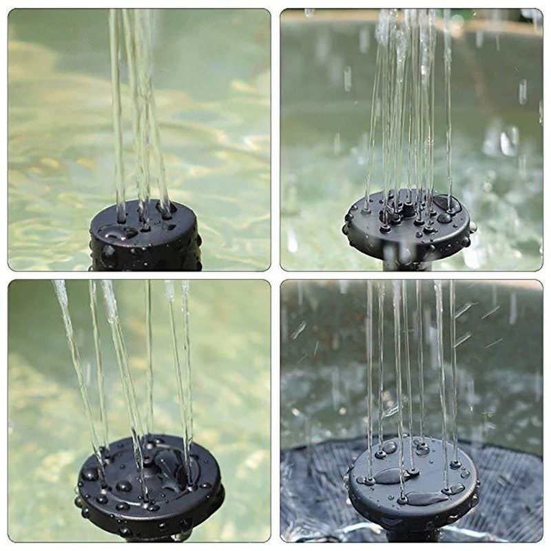 Solar Powered Mini Water Fountain For Garden 9
