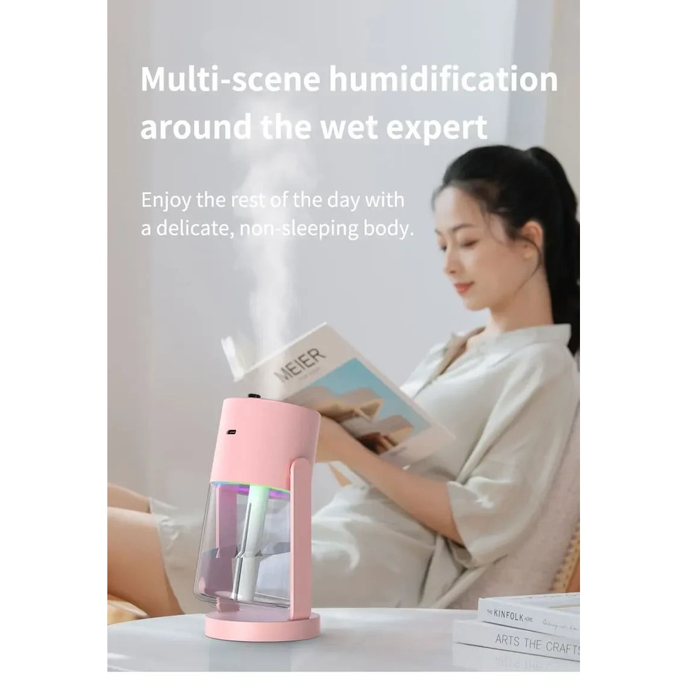 280ml Cool Mist Air Humidifier With Projector Light 8