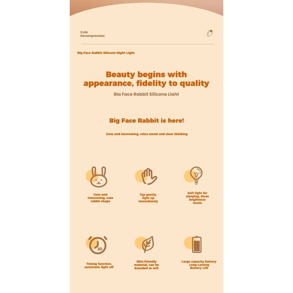 Cute Animal LED Touch Night Light For Kids 7