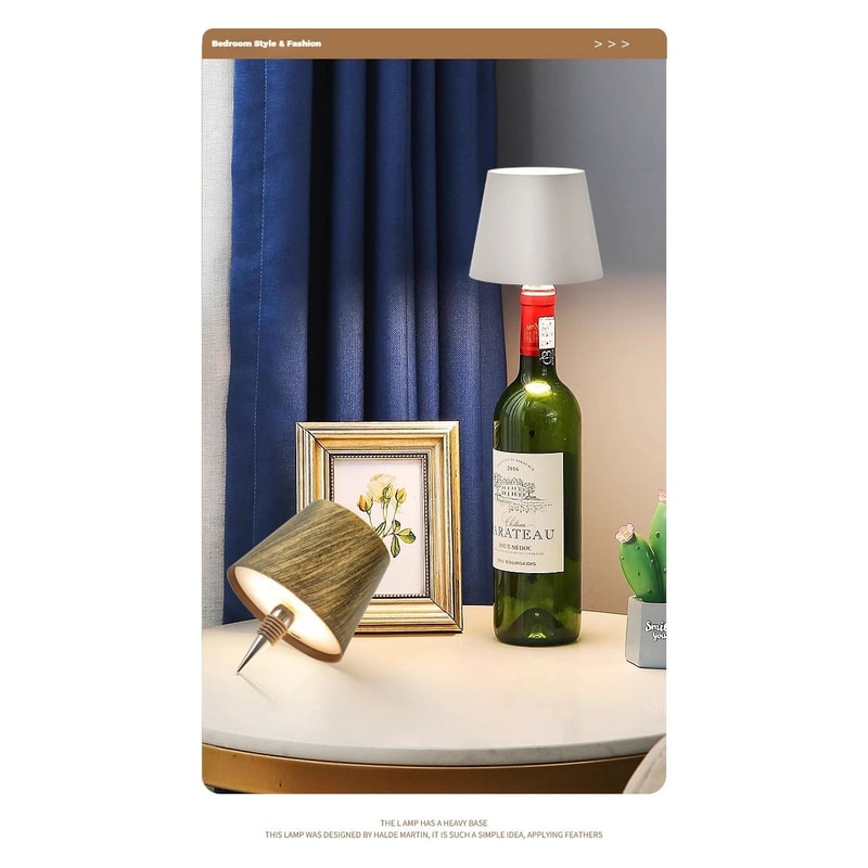 Portable Dimmable Wine Bottle Lamp 11