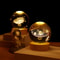 USB Crystal Ball Night Light With Wooden Base 1